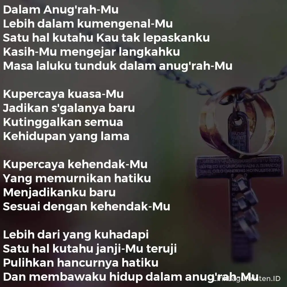 Dalam Anug’rah-Mu