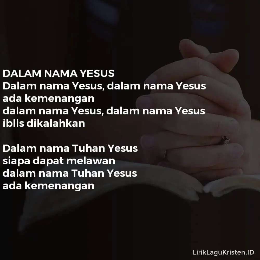 DALAM NAMA YESUS