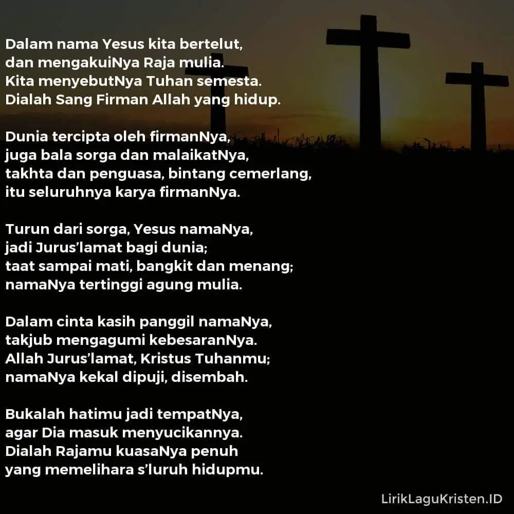 Dalam Nama Yesus Kita Bertelut
