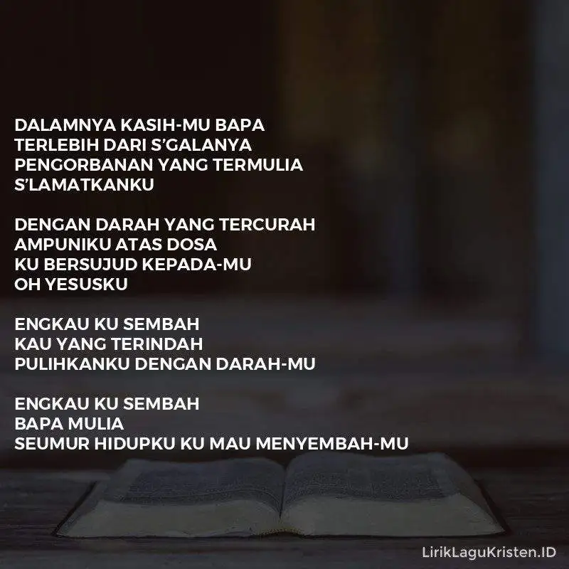 Dalamnya KasihMu Bapa