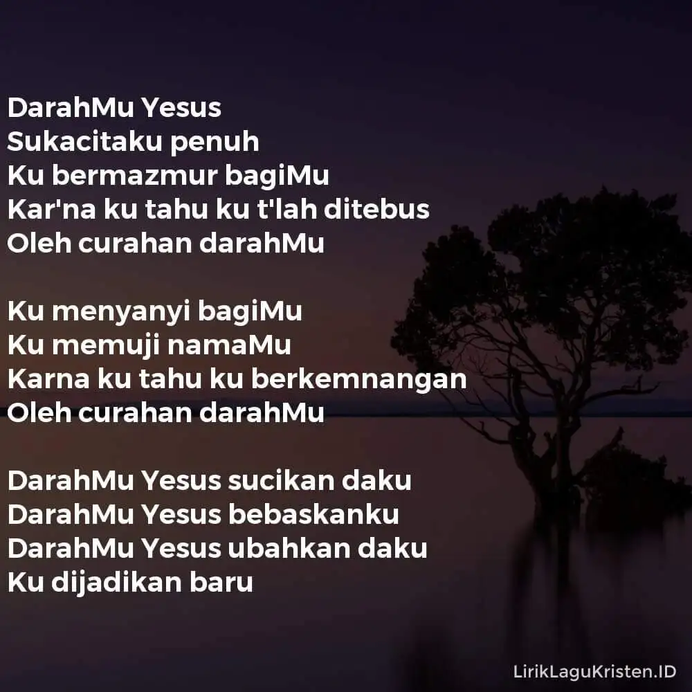 DarahMu Yesus