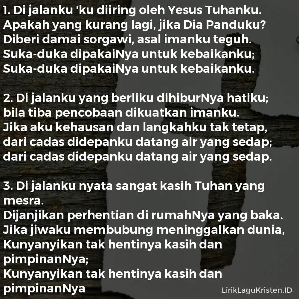 Di Jalanku ‘Ku Diiring