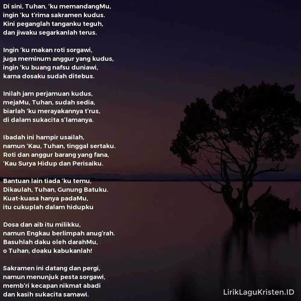 Di Sini, Tuhan ‘Ku MemandangMu