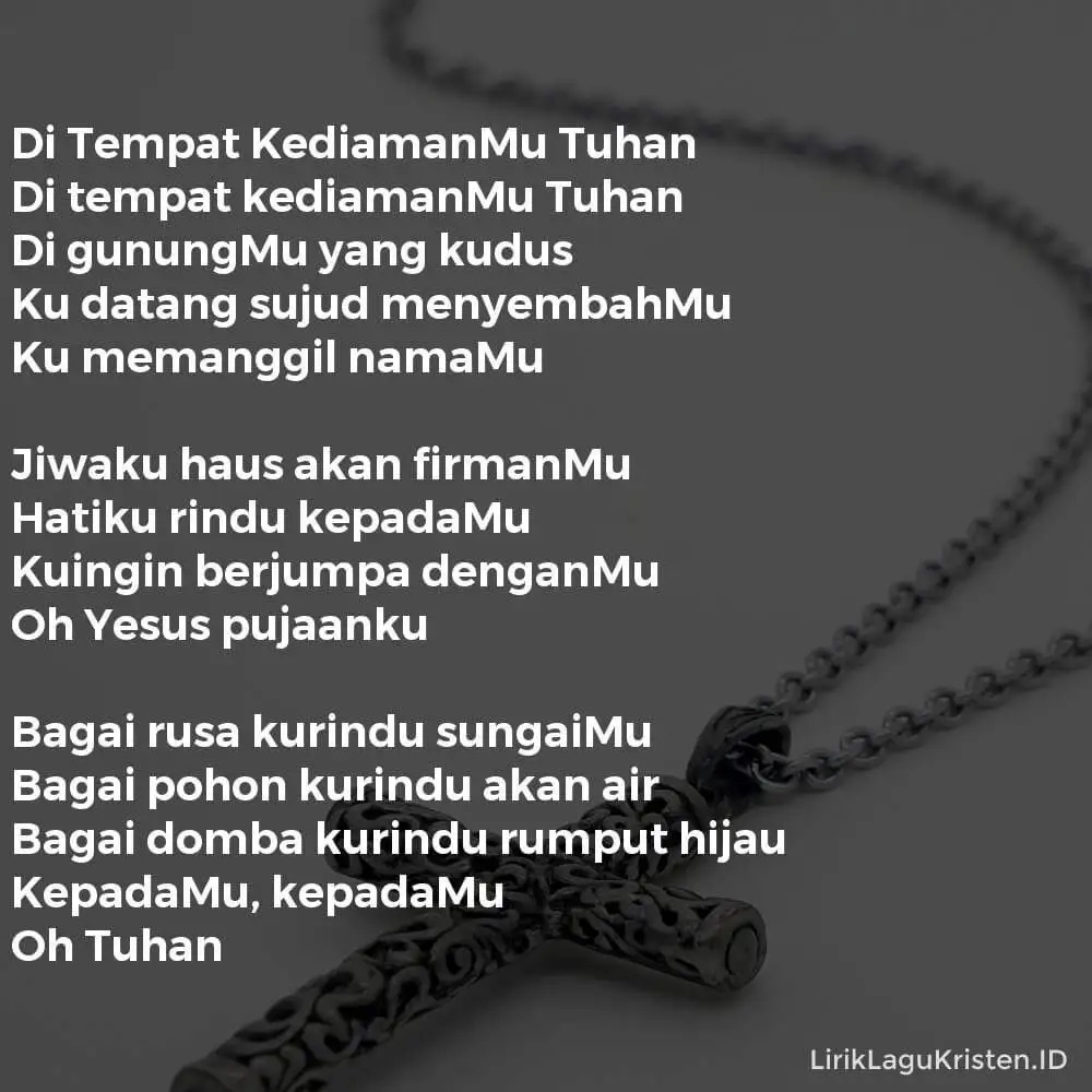 Di Tempat KediamanMu Tuhan