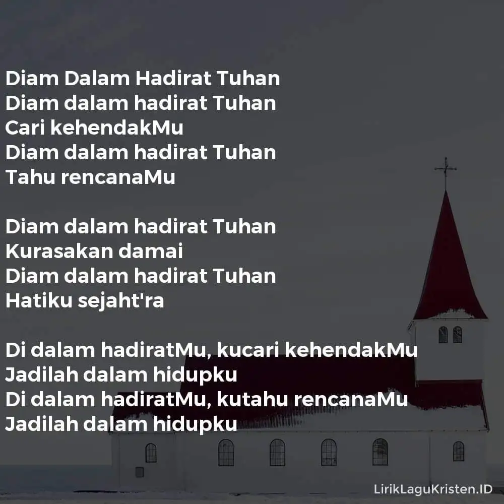 Diam Dalam Hadirat Tuhan