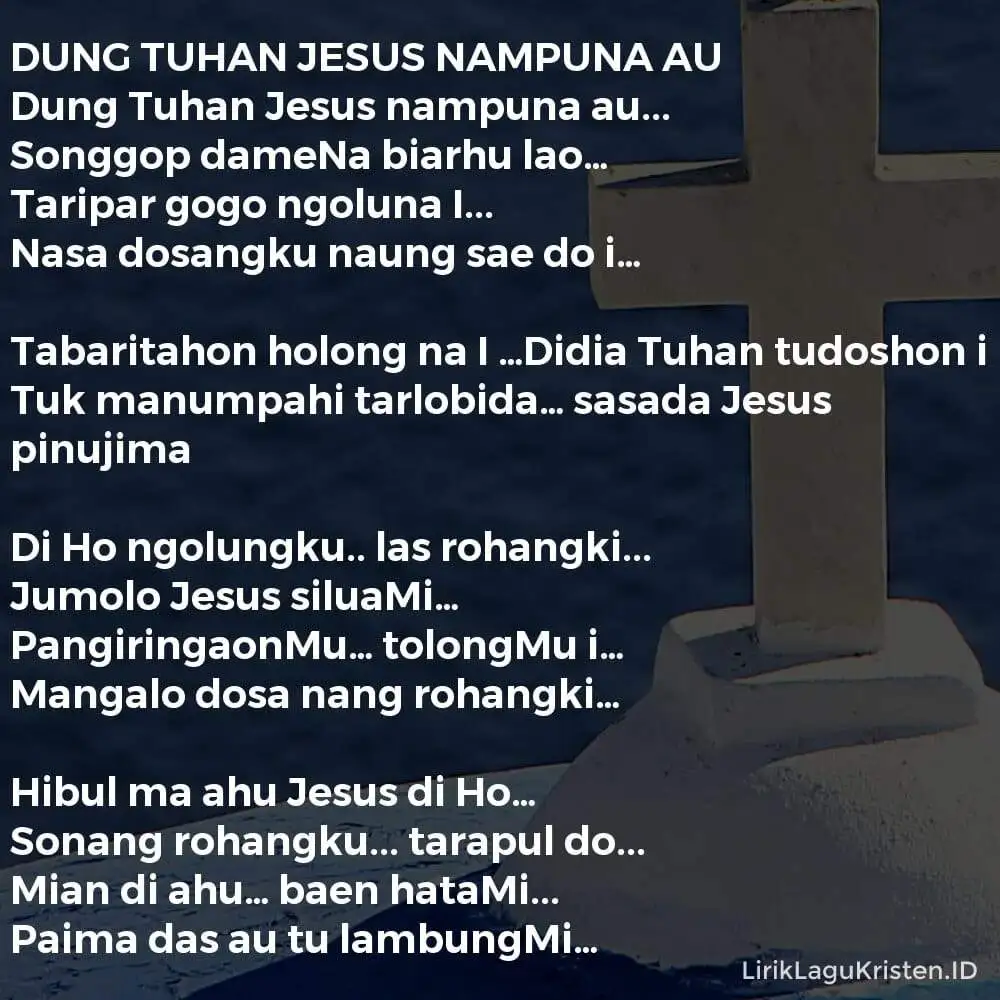DUNG TUHAN JESUS NAMPUNA AU