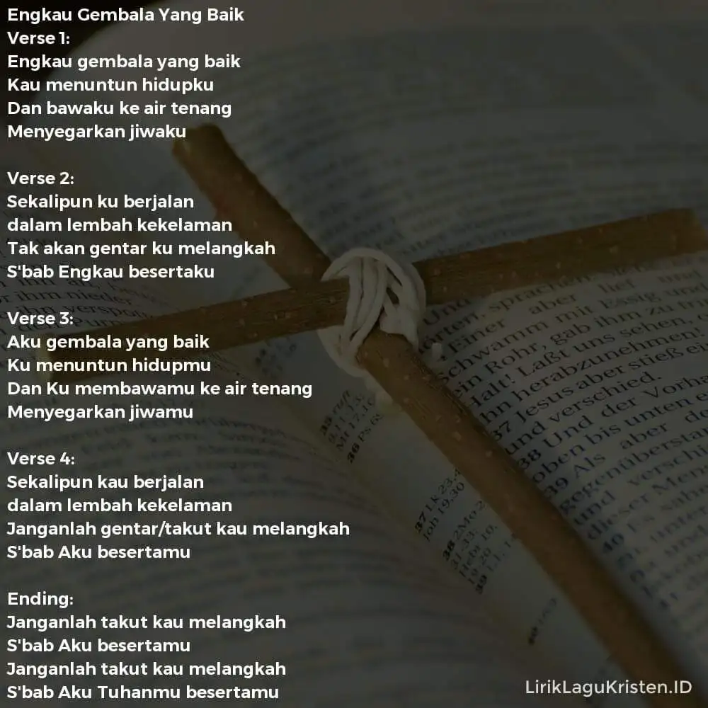 Engkau Gembala Yang Baik