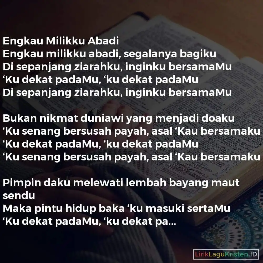 Engkau Milikku Abadi