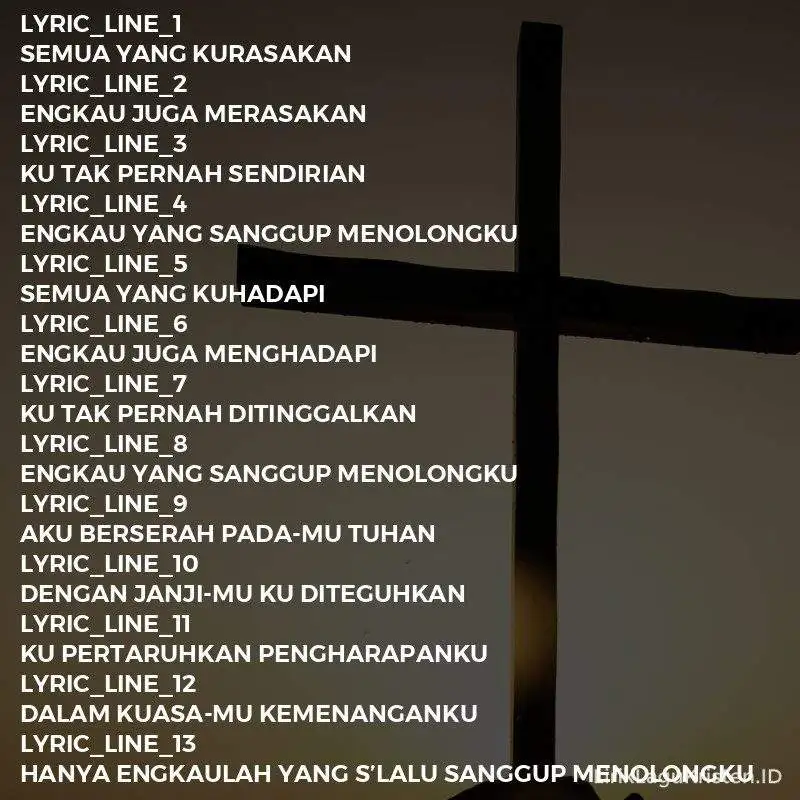 Engkau Sanggup Menolongku