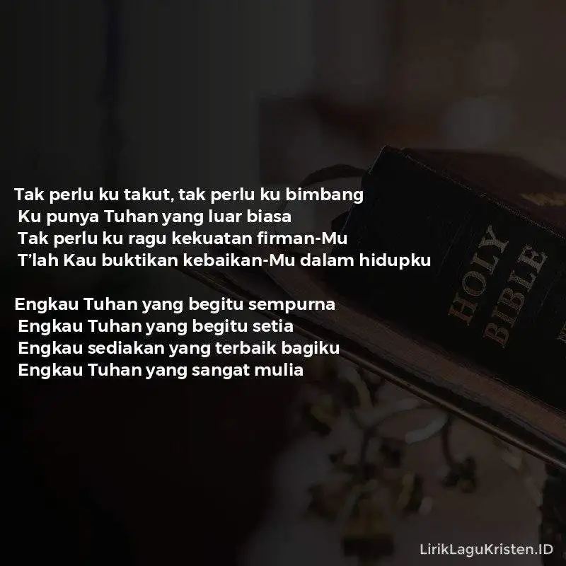 Engkau Tuhan Yang Sempurna