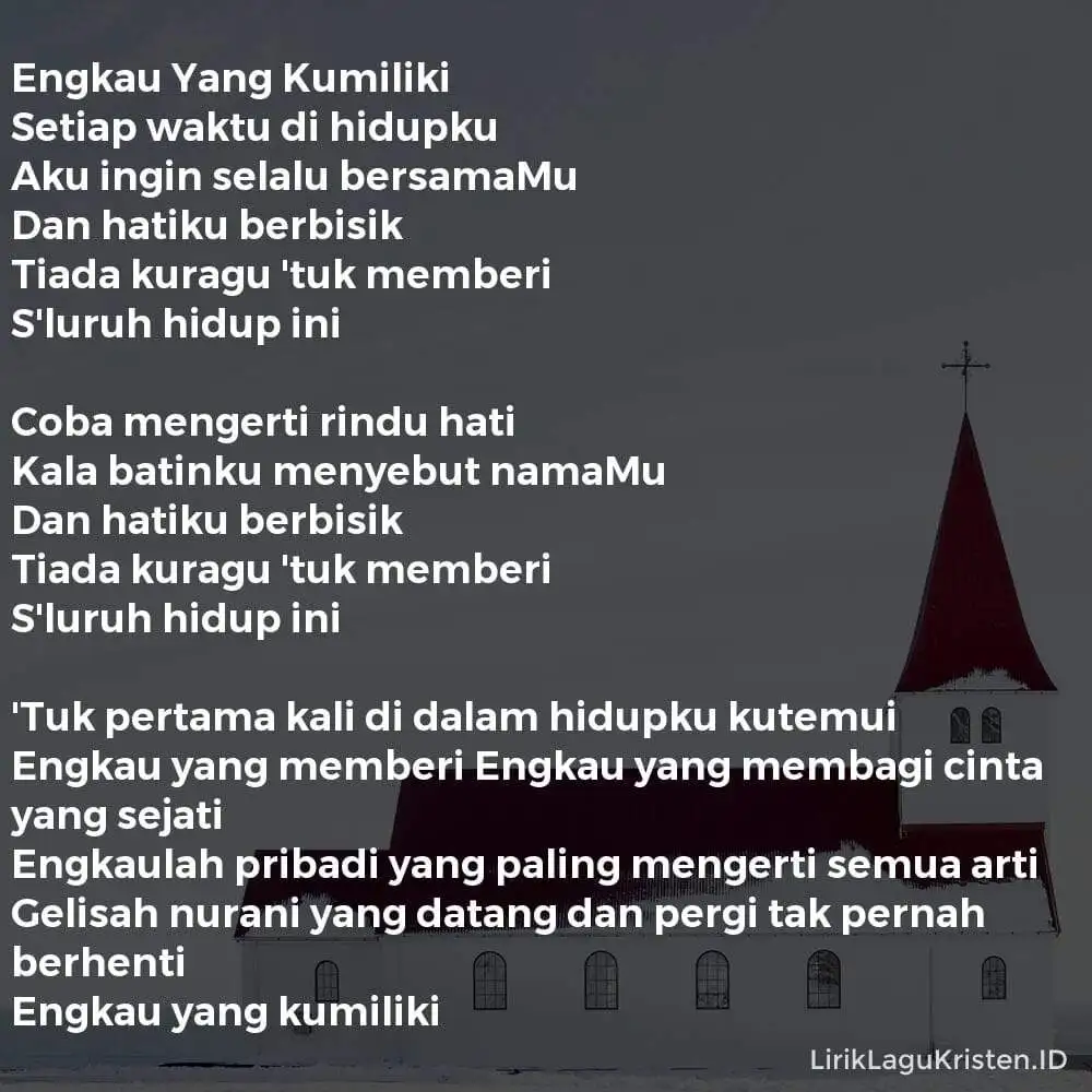 Engkau Yang Kumiliki