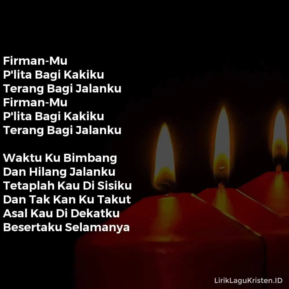 FIRMANMU P’LITA BAGI KAKIKU