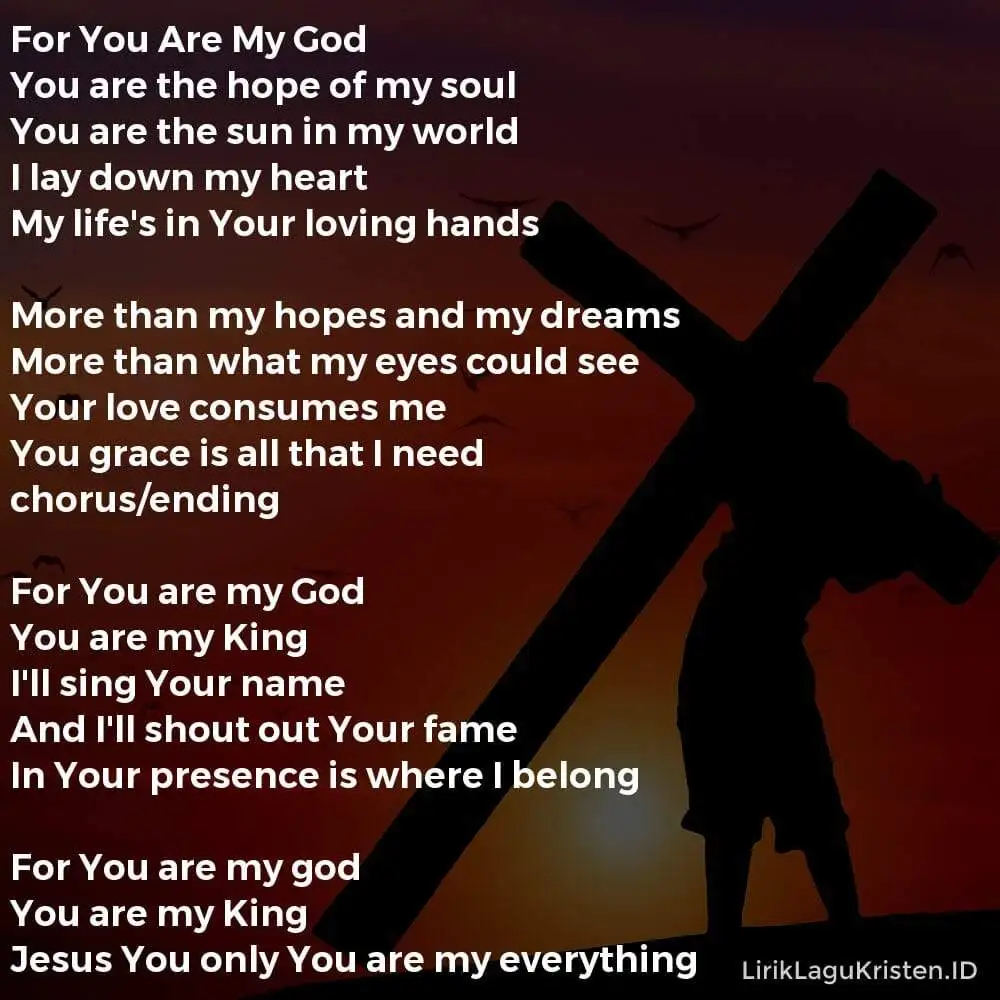 For You Are My God
