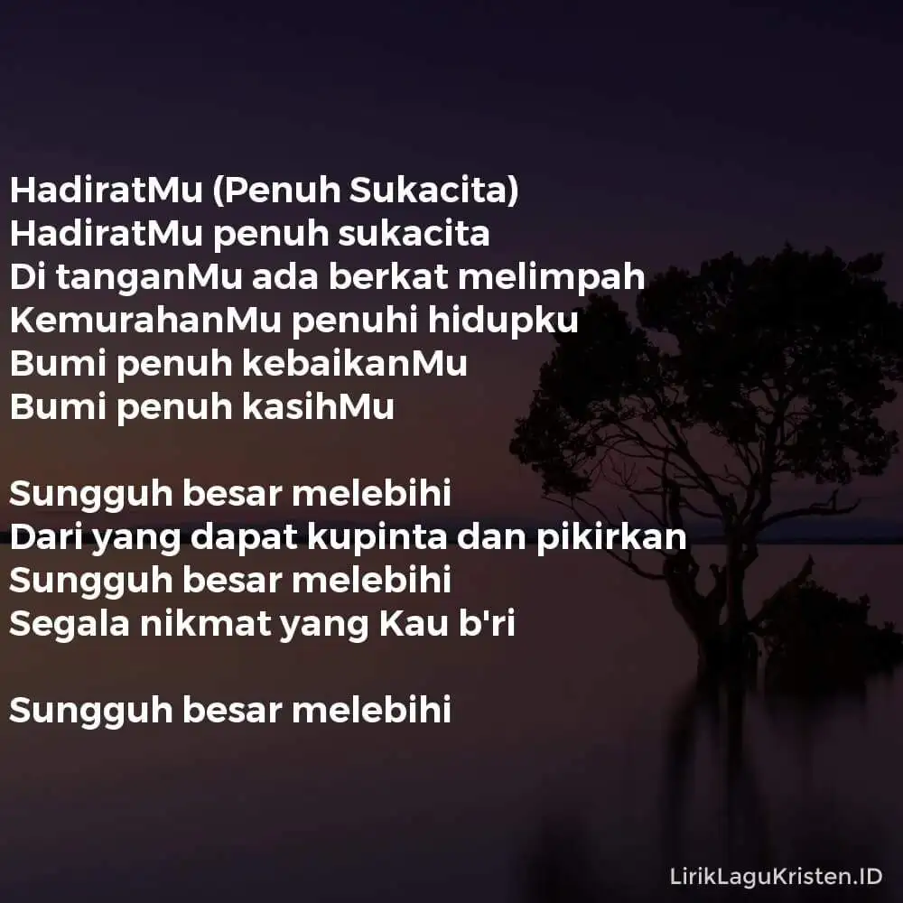 HadiratMu (Penuh Sukacita)
