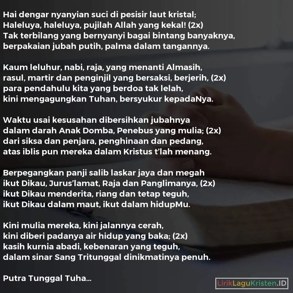 Hai Dengar Nyanyian Suci