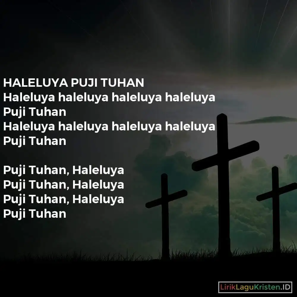 HALELUYA PUJI TUHAN