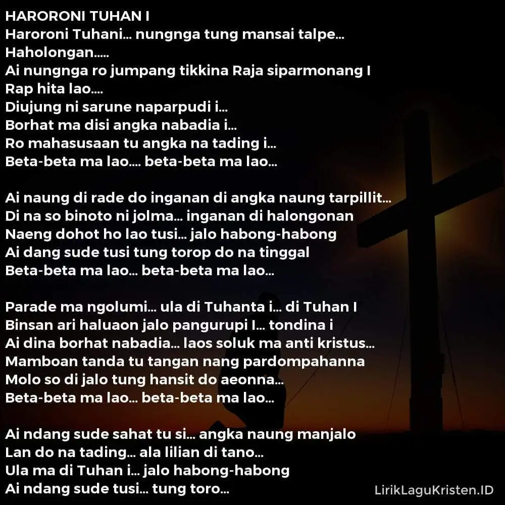 HARORONI TUHAN I