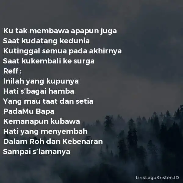 Hati S’bagai Hamba