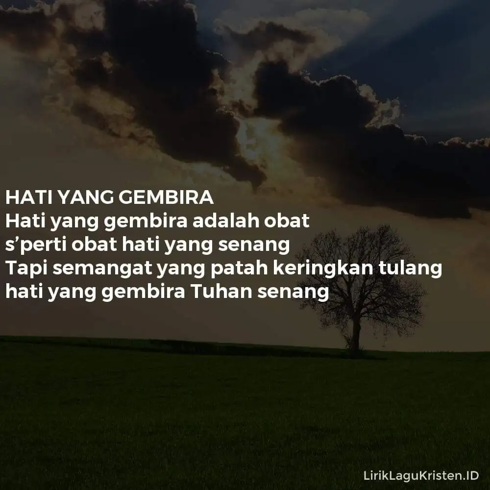 HATI YANG GEMBIRA