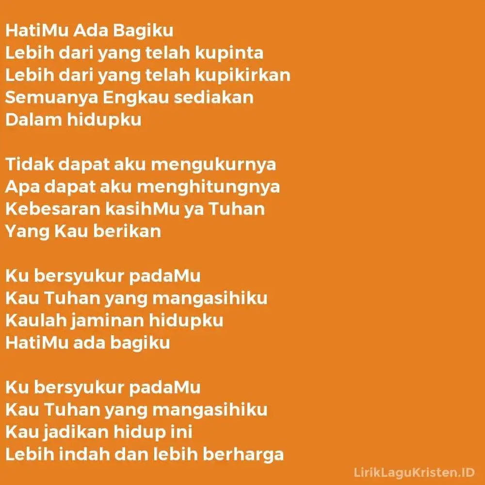 HatiMu Ada Bagiku