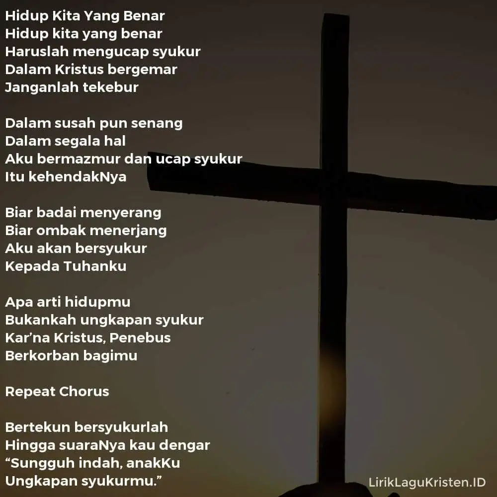 Hidup Kita Yang Benar