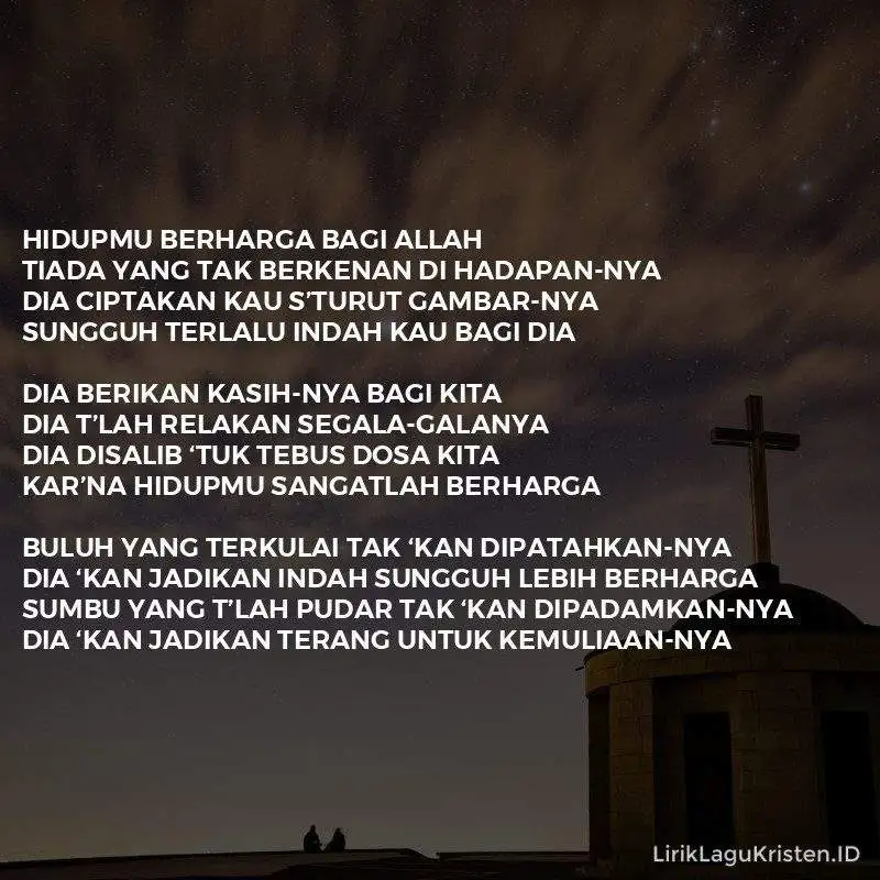 Hidupmu Berharga Bagi Allah