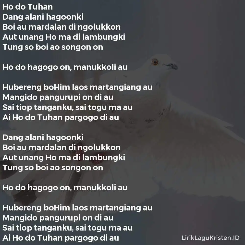 Ho do Tuhan (Kaulah Harapan)