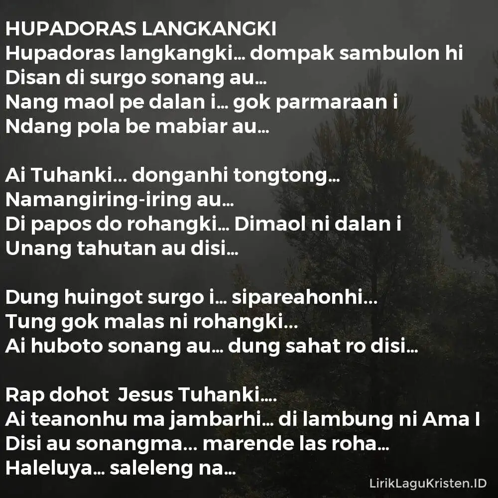 HUPADORAS LANGKANGKI