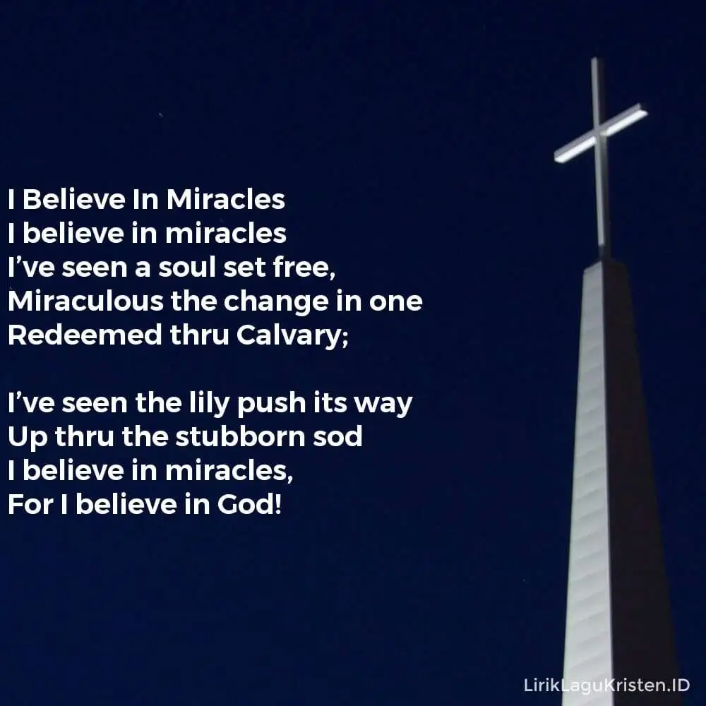I Believe In Miracles