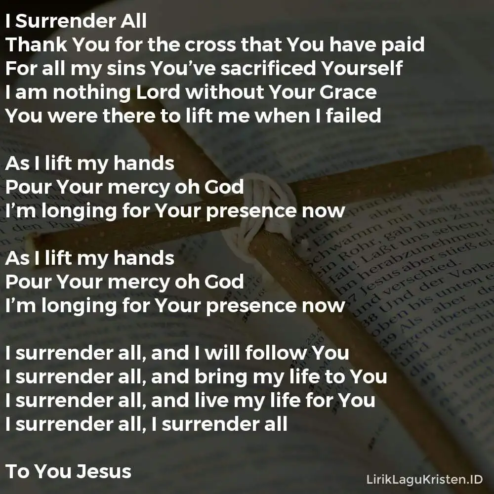 I Surrender All