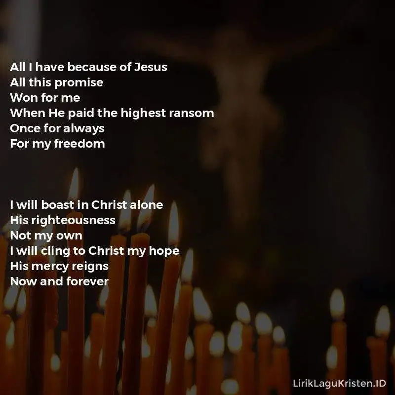 I Will Boast in Christ