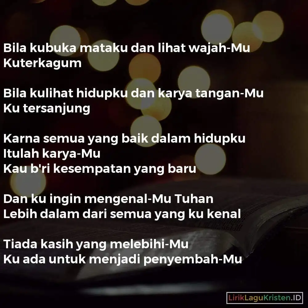 INGIN MENGENALMU TUHAN