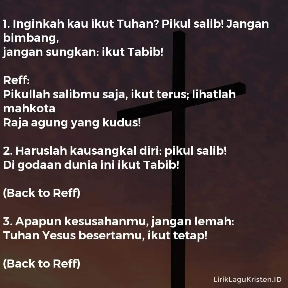 Inginkah Kau Ikut Tuhan