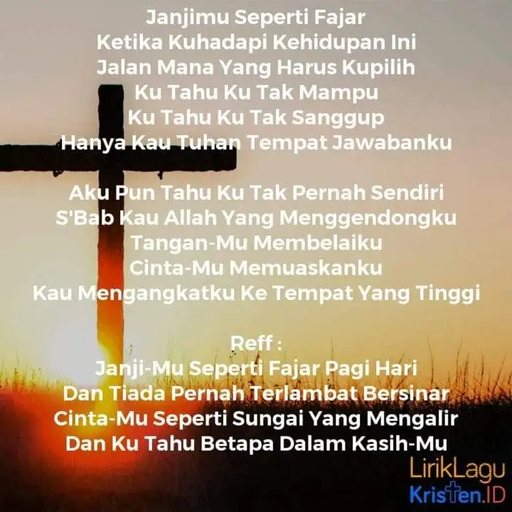 JanjiMu Seperti Fajar