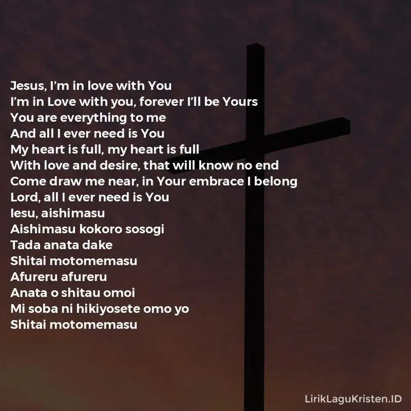 Jesus I’m In Love With You