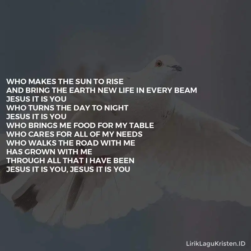 Jesus It Is You – True Worshippers