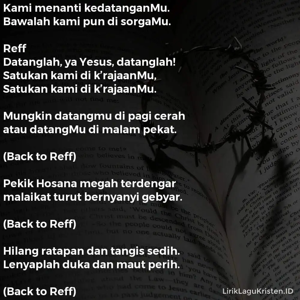 Kami Menanti Kedatanganmu