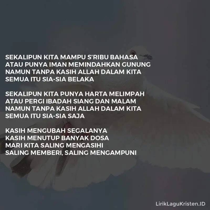 Kasih Mengubah Segalanya