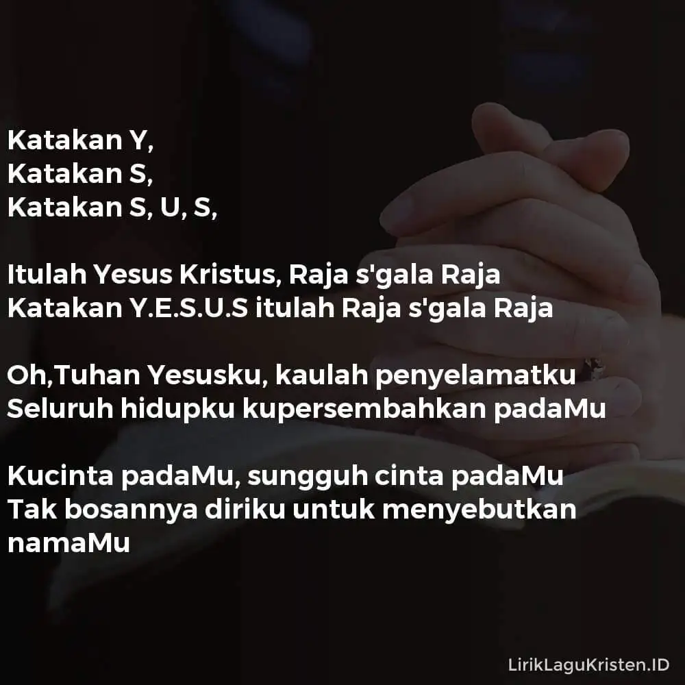 KATAKAN YESUS