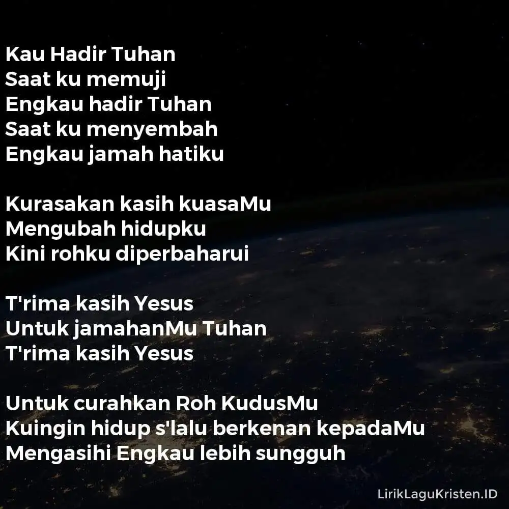 Kau Hadir Tuhan