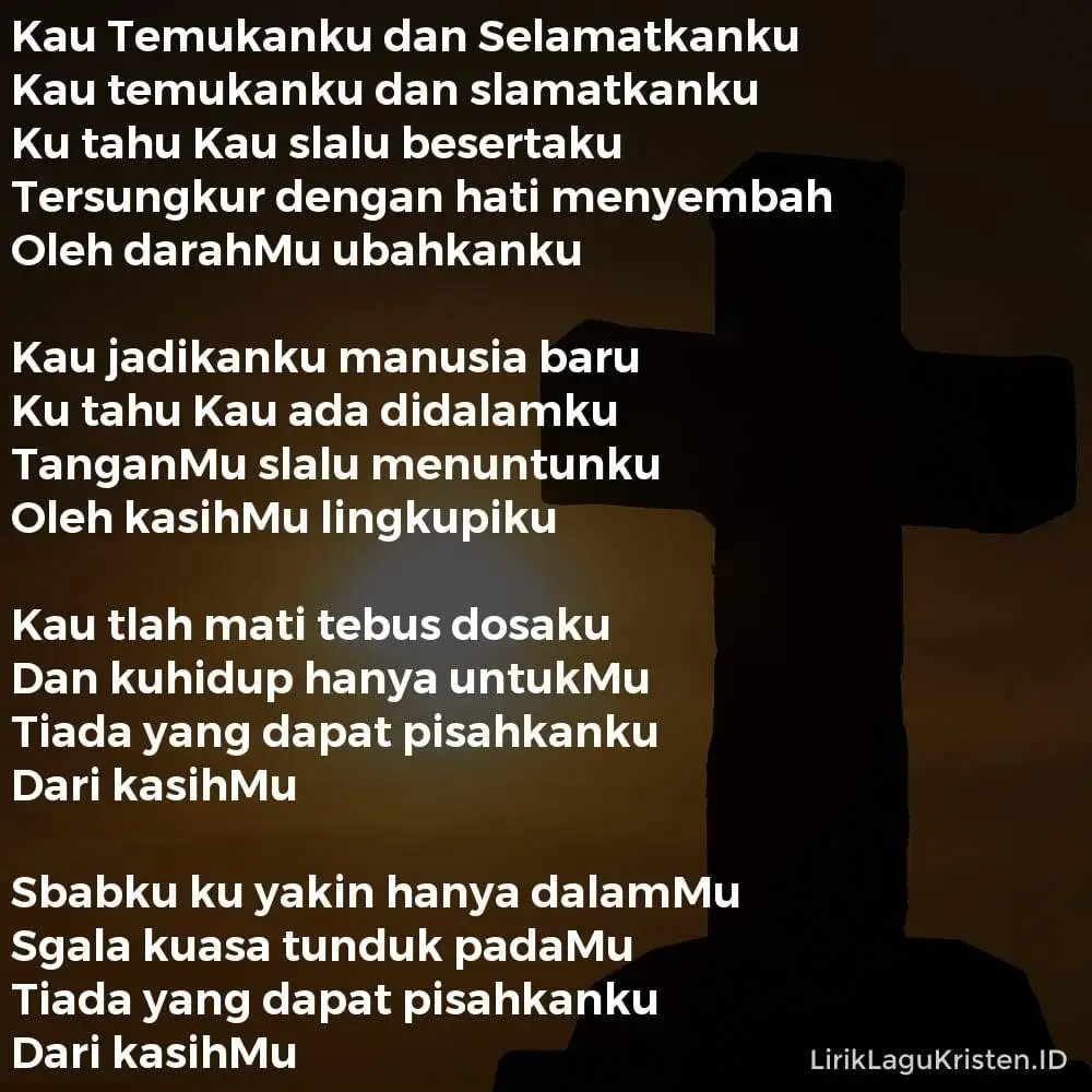 Kau Temukanku dan Selamatkanku