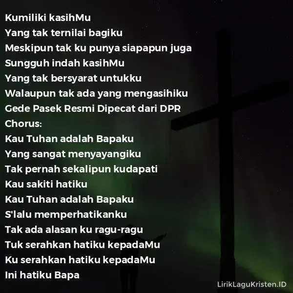 Kau Tuhan Adalah Bapaku