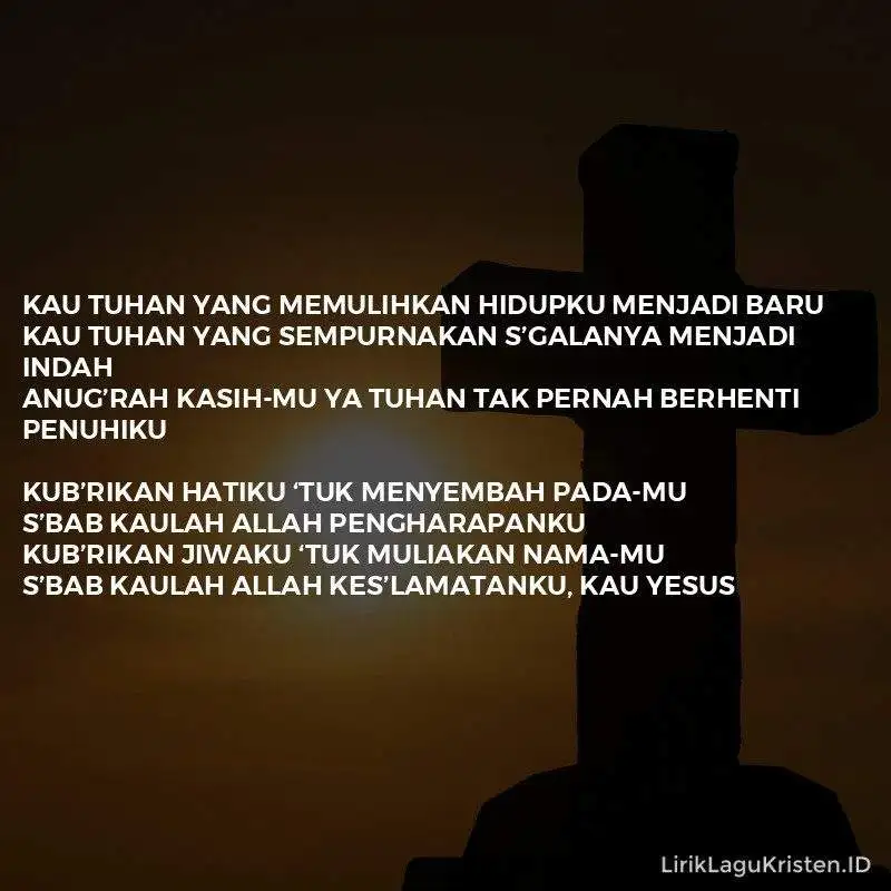 Kau Tuhan Yang Memulihkan