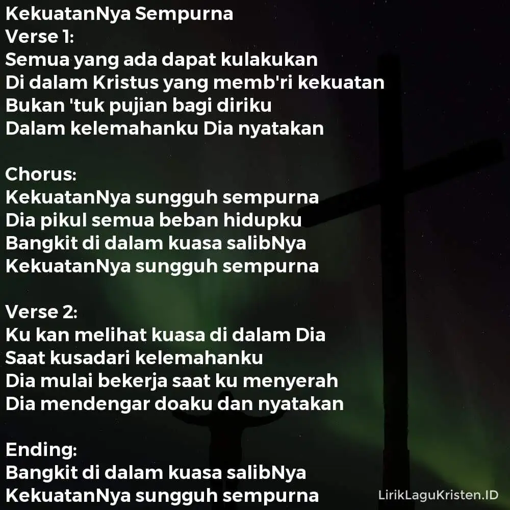 KekuatanNya Sempurna