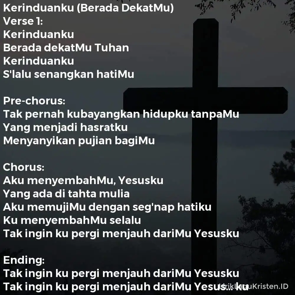 Kerinduanku (Berada DekatMu)