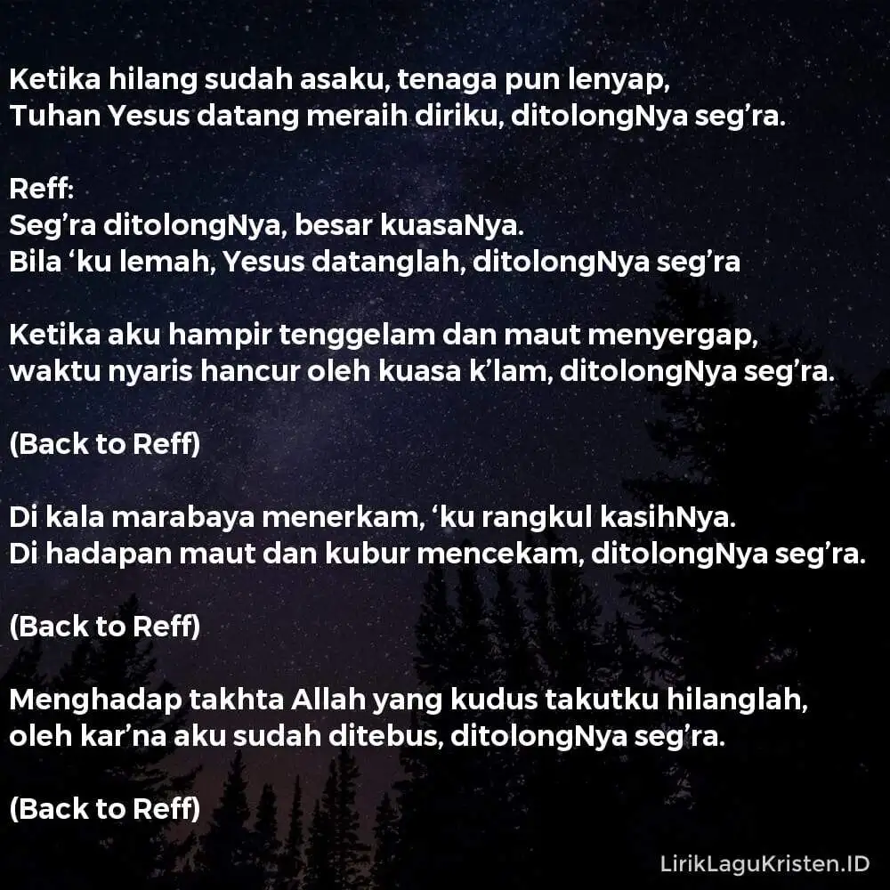 Ketika Hilang Sudah Asaku