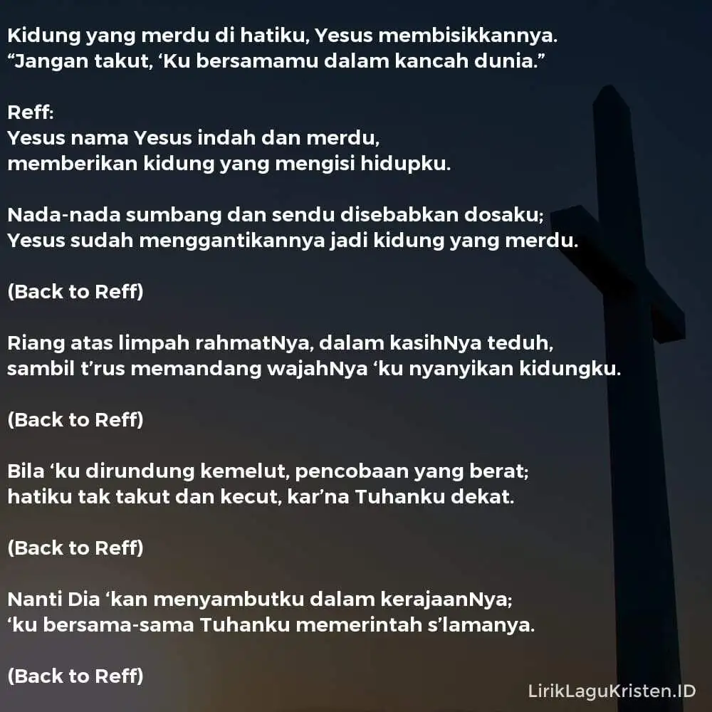 Kidung Yang Merdu Di Hatiku