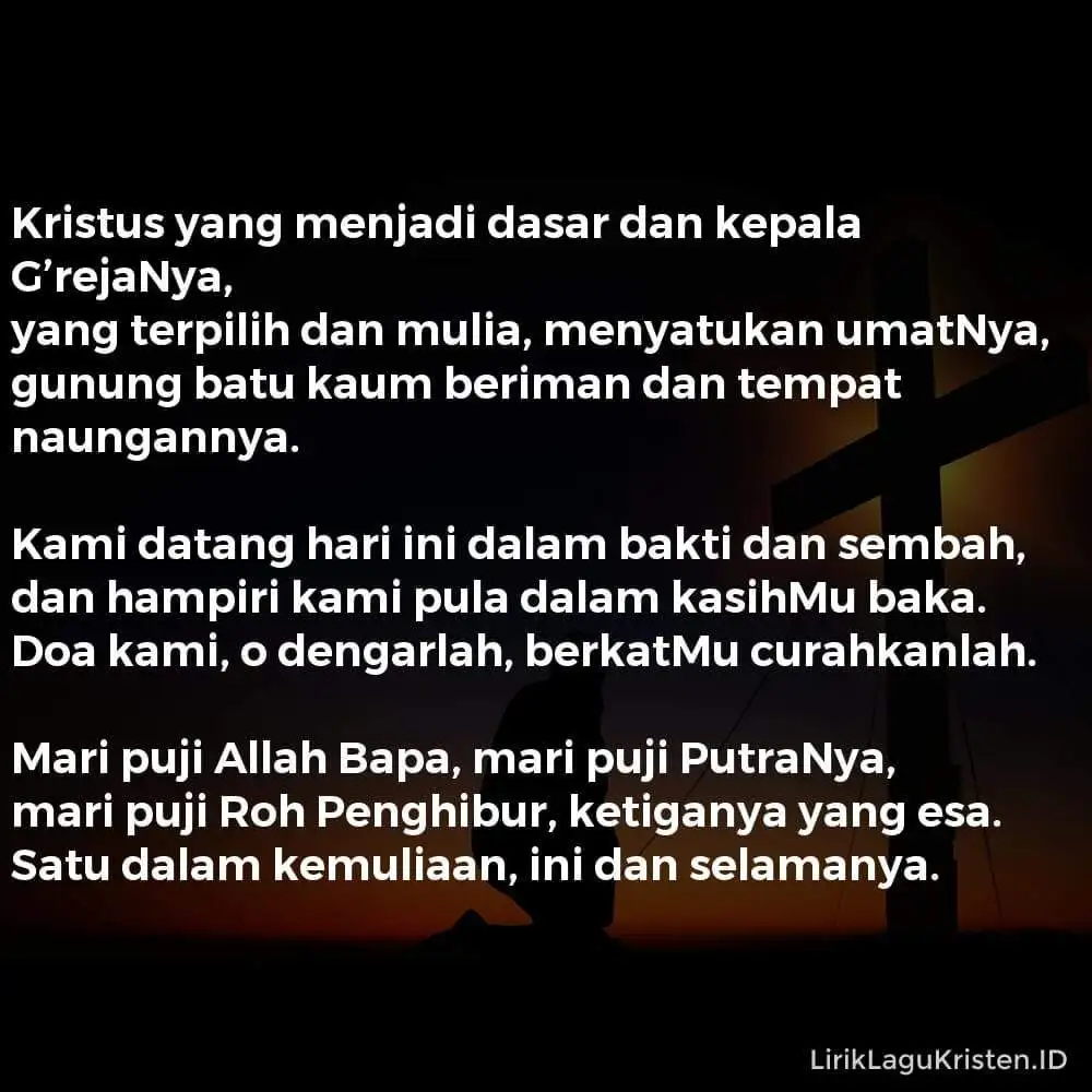 Kristus Yang Menjadi Dasar