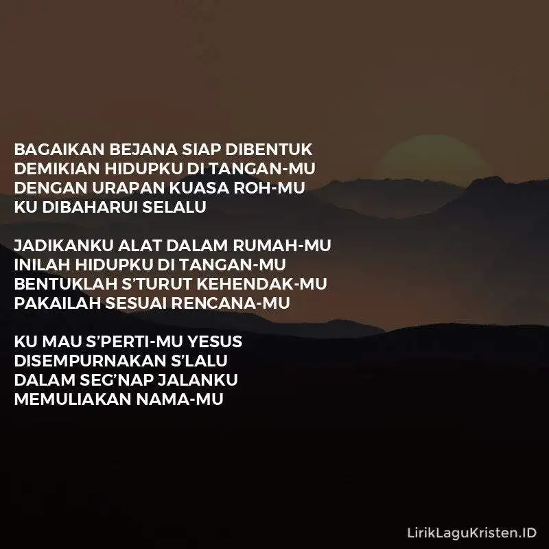 Ku Mau SepertiMu Yesus