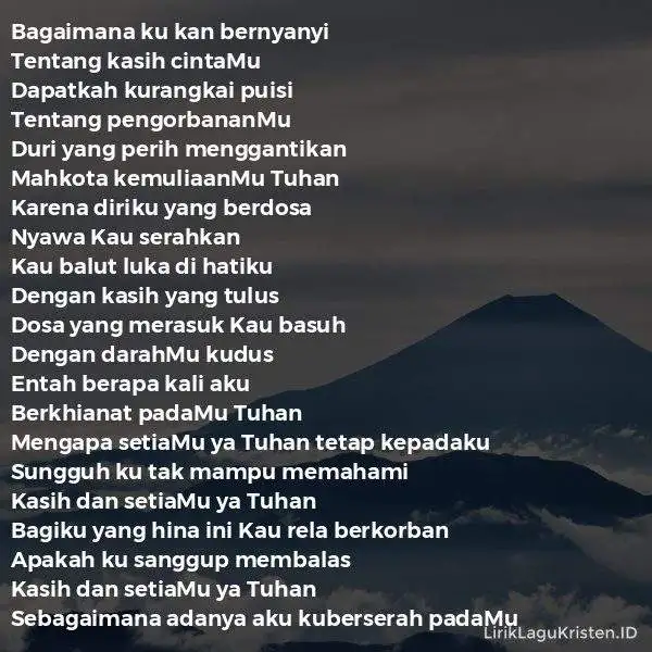 Ku Tak Mampu Memahami